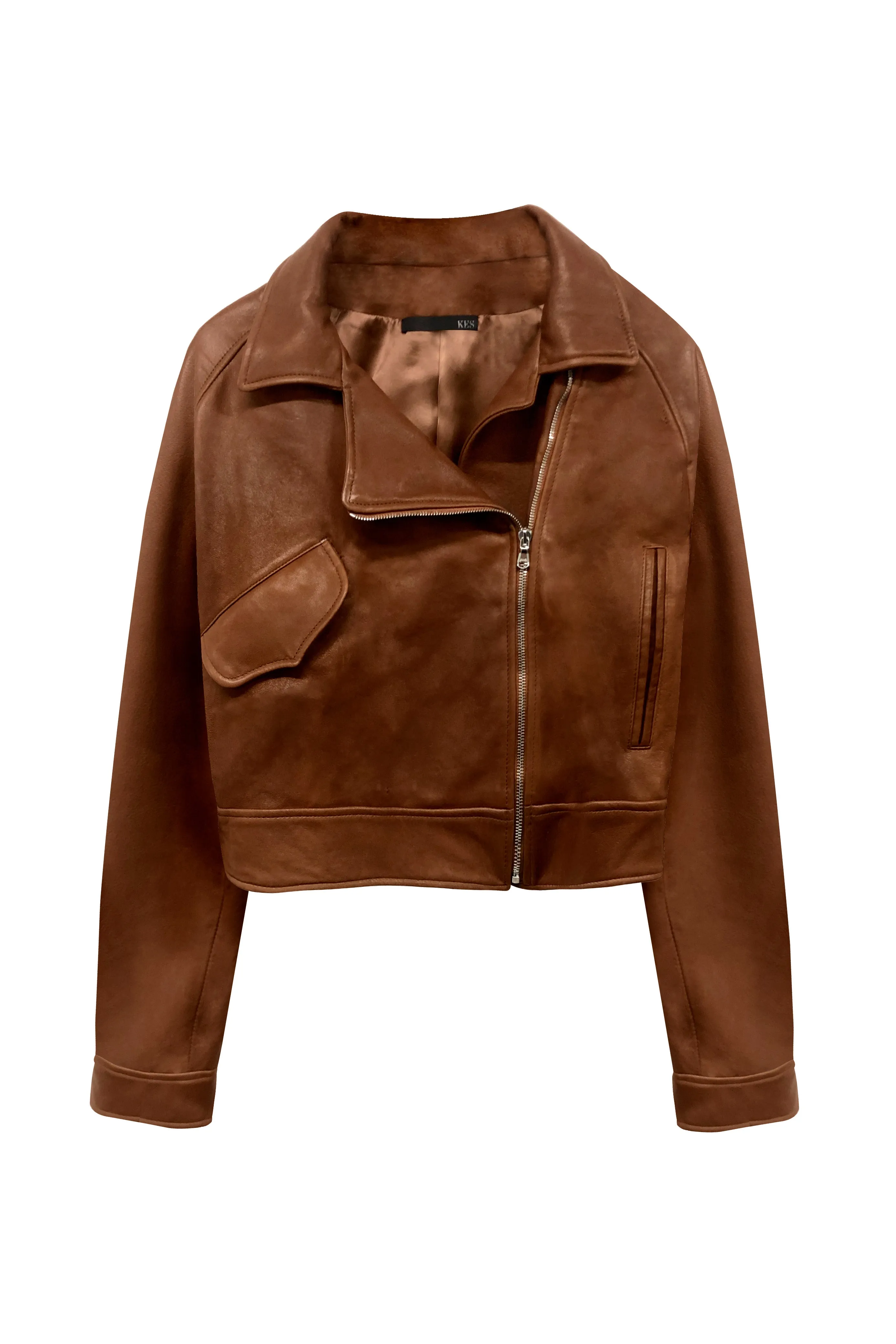 The Bell Rock Oversized Leather Jacket - Sedona