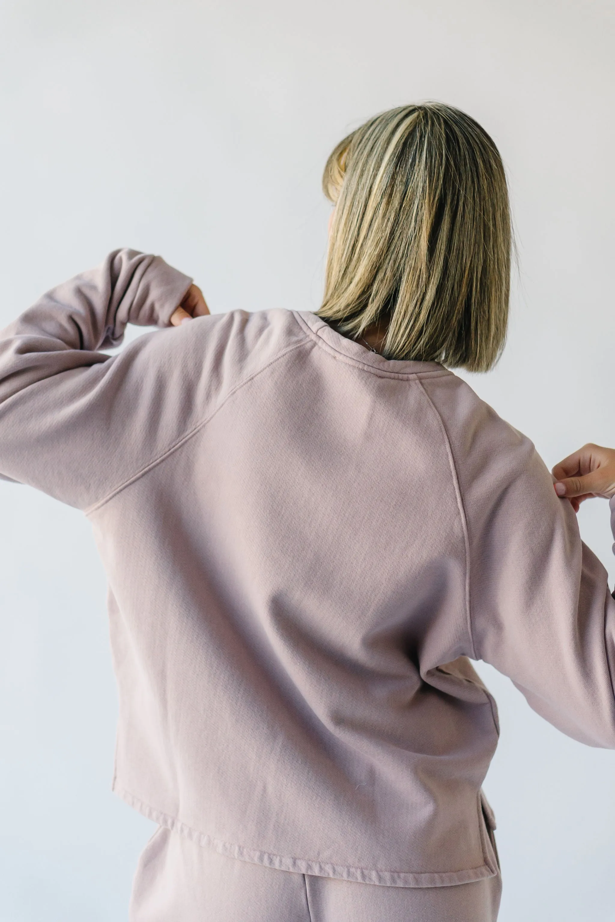 The Monique Pullover in Rose