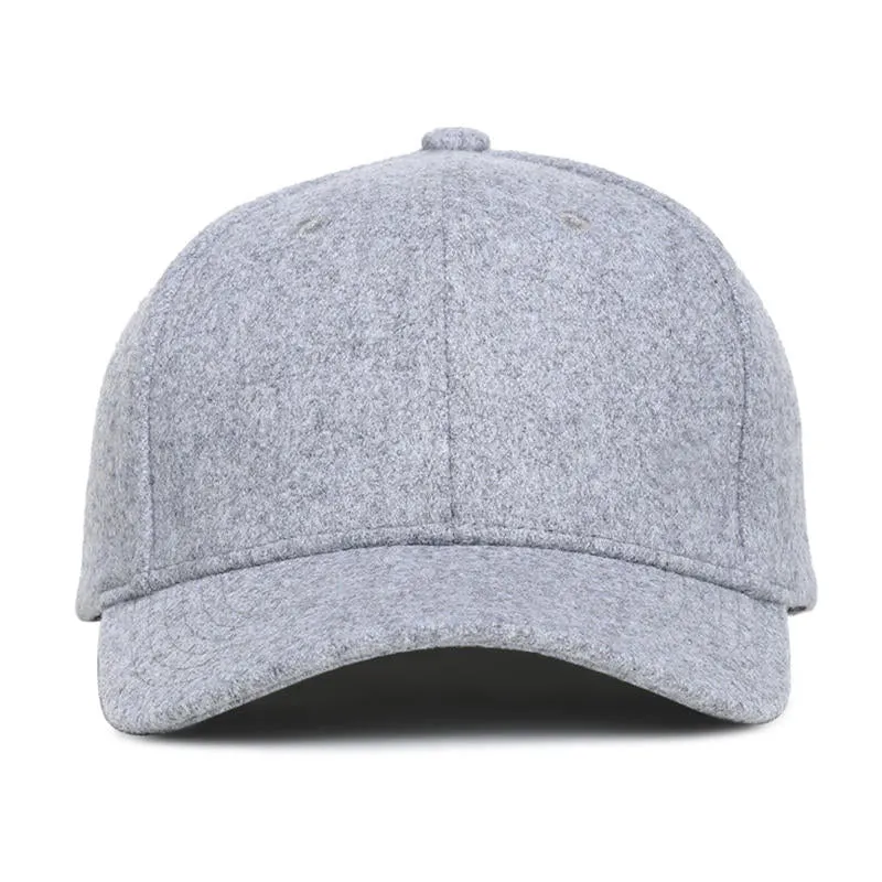 Unisex Outdoor Felt Baseball Cap Woolen Warm Casual Sports Golf Hat