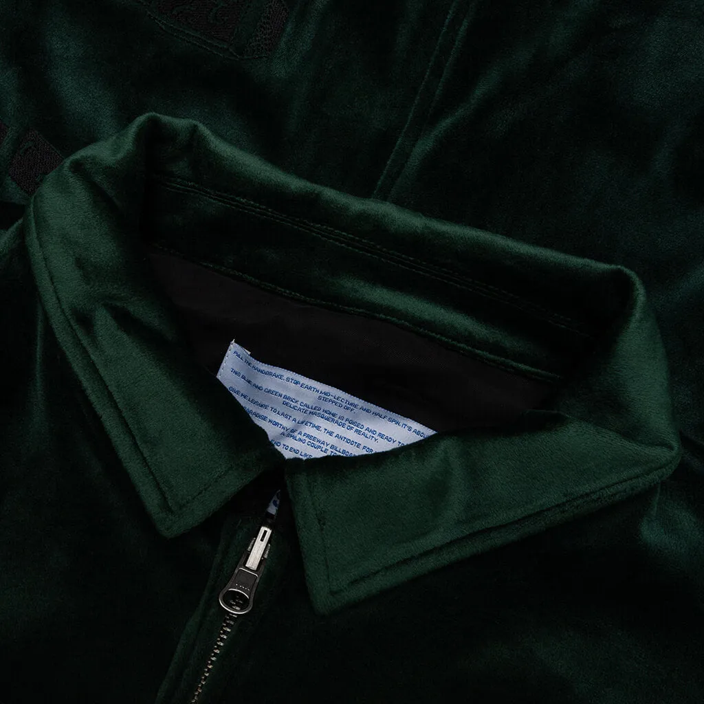 Velour Reversible Jacket - Green