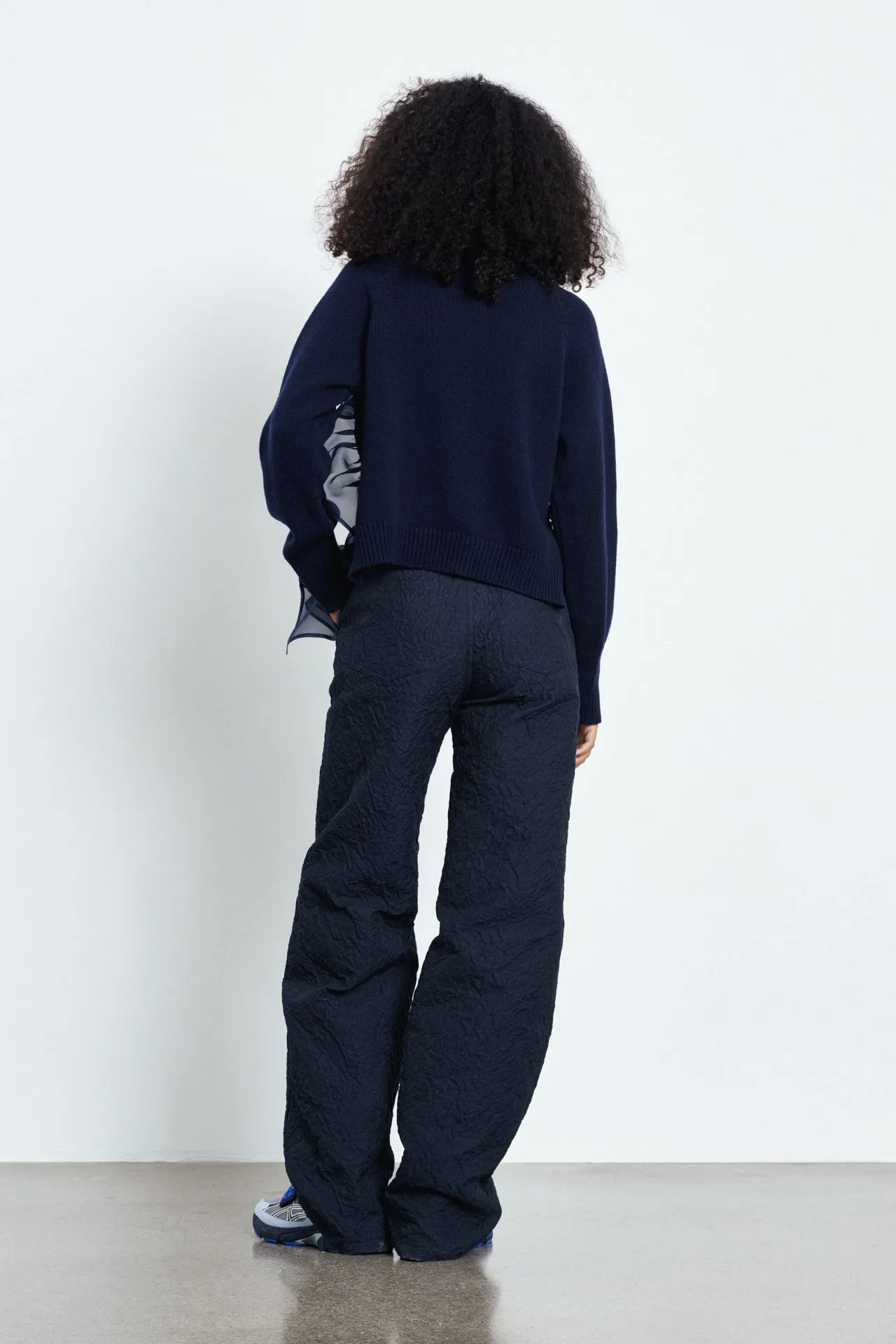 VILLY | PULLOVER RECYCLED CASHMERE NAVY