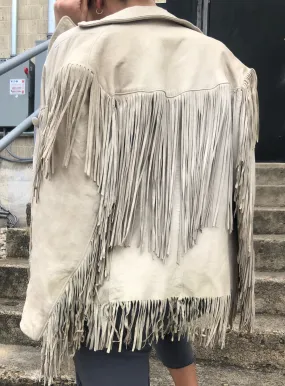 Vintage fringe jacket