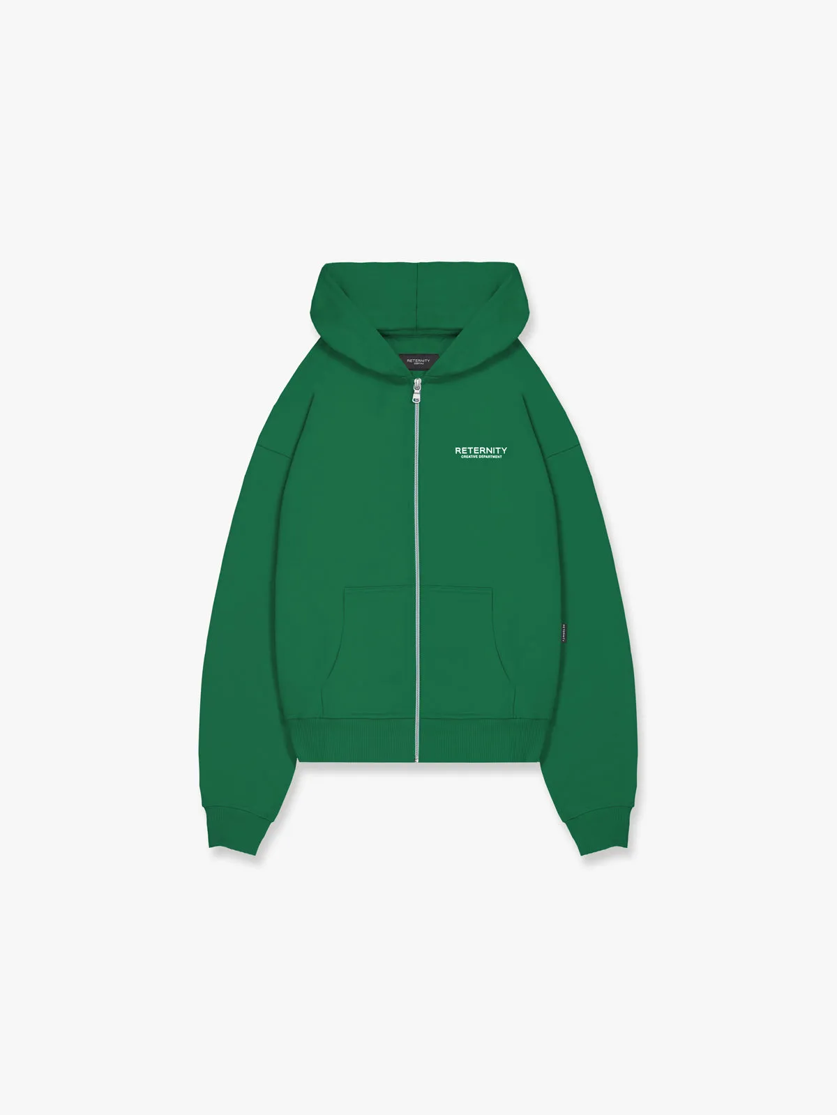 ZIP HOODIE CREATIVE DEPT - GREEN