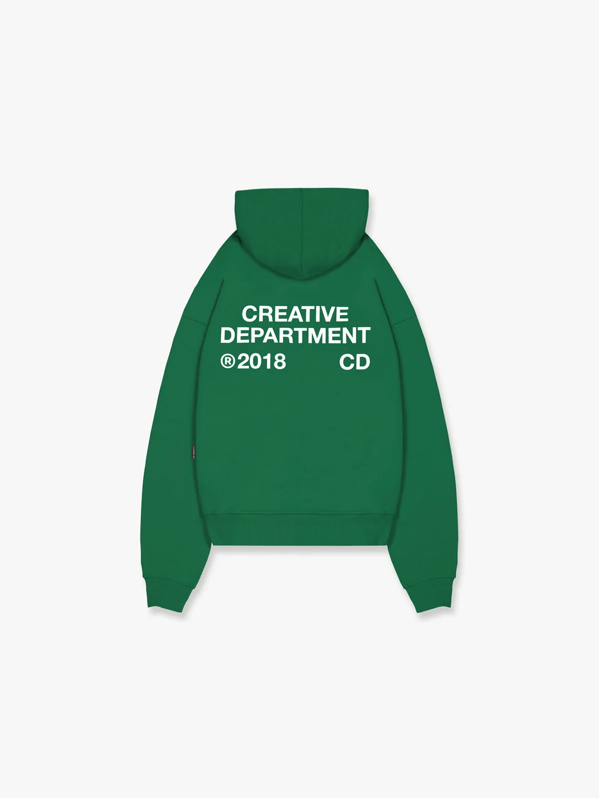 ZIP HOODIE CREATIVE DEPT - GREEN